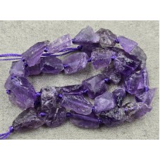 Аметист ~ 7-10*8-12 мм длина 39-40 см