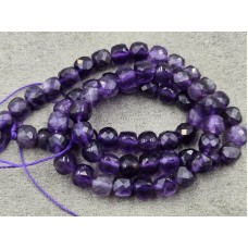 Аметист кубік 5,4*5,4 мм грань довжина 38 см