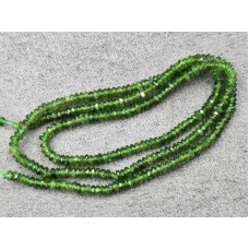 Діопсид рондель 3*1,5 мм грань довжина 39-40 см