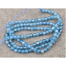 Топаз голубой 3-3,2 мм грань длина 37-38 см
