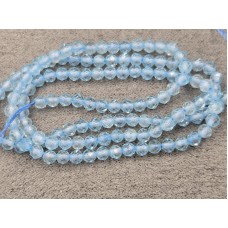 Топаз светло голубой 3,2-3,4 мм грань длина 39 см