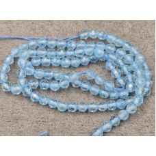 Топаз світло блакитний 4,1-4,3 мм грань довжина 39 см