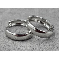 Сережки Xuping 5 мм висота 22 мм родій