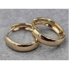 Сережки Xuping 5 мм висота 21 мм колір 18к