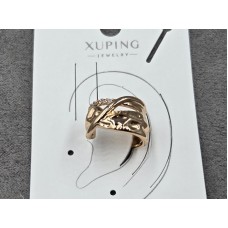 Сережка каффа Xuping 10 мм висота 16 мм колір 18к