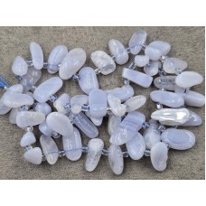 Крихта агат сапфирин ~4-6*10-17 мм довжина 37-38 см