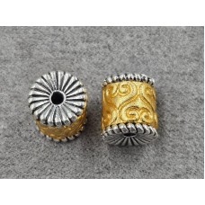 Бусина 10*11 мм  (гиппоаллергенный сплав)