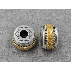 Бусина 8*12 мм (гиппоаллергенный сплав)