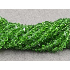 Стекло треугольники 6*4 мм 80-86 шт 33 см зеленый