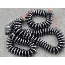 Гематит рондель 12*3,5 мм довжина 39-40 см