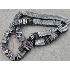 Гематит рондель квадрат 8*1,5 мм довжина 39-40 см