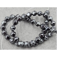 Гематит багатогранник 8 мм довжина 38 см