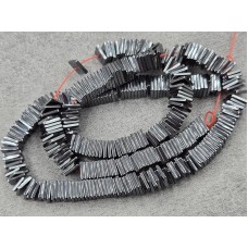 Гематит рондель квадрат 6*1 мм довжина 38 см