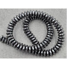 Гематит рондель 10*4 мм грань длина 39-40 см