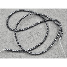 Гематит шарик 2,5 мм грань длина 38 см