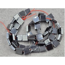 Гематит квадрат 8 мм длина 39-40 см