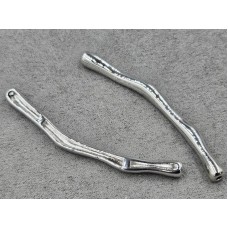 Бусина 5*65 мм цвет сталь (гиппоаллергенный сплав)