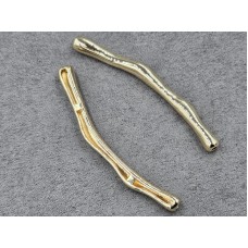 Бусина 5*65 мм цвет золото (гиппоаллергенный сплав)