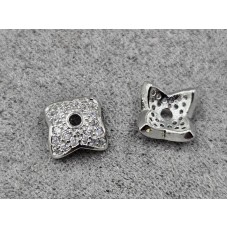 Обіймач 8 мм колір сталь (гіпоалергений сплав)