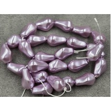 Майорка барокко (стекло) ~ 10*16 мм цвет сиреневый длина 39-40 см