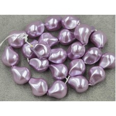 Майорка барокко (стекло) ~ 15*18 мм цвет сиреневый длина 39-40 см