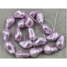 Майорка барокко (стекло) ~ 15*23 мм цвет сиреневый длина 39-40 см