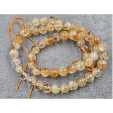 Цитрин 6,7-6,9 мм длина 38 см