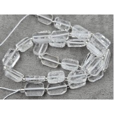 Горный хрусталь 8*12 мм длина 38 см