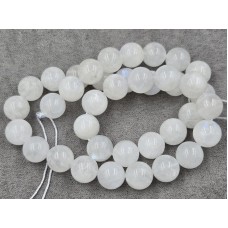 Місячний камінь 11 мм якість А+ довжина 39-40 см