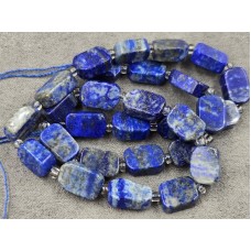 Лазурит 8*12 мм длина 38 см
