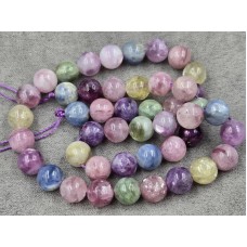 Лепидолит 8,5-8,7 мм микс длина 38 см