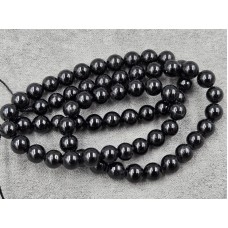 Турмалін чорний 6,1-6,3 мм якість АВ довжина 38 см 