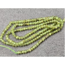 Хризолит 3*2 мм грань качество АВ длина 38-39 см