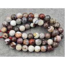 Агат Crazy Lace 6,4-6,6 мм Мексика довжина 37-38 см