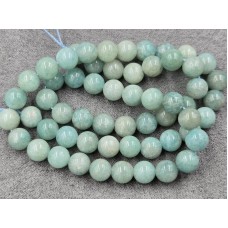 Амазоніт 6,5-7 мм якість АВ+ довжина 37 см