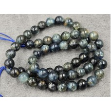 Кианит 6,4-6,7 мм длина 38 см зеленый