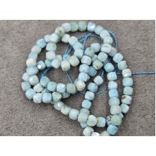 Ларимар кубік 4 мм грань довжина 38-39 см