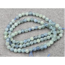 Кіаніт 3,8-4,2 мм грань зелений + синій довжина 39 см