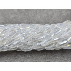 Скло крапля 4*9 мм 65-68 шт з переливом прозора