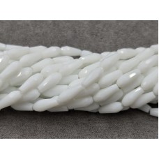 Скло крапля 4*9 мм 65-68 шт біла матова