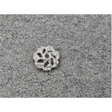 Обниматель 6 мм цвет серебро (гиппоаллергенный сплав)