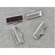 Затискач на стрічку 1,5 см 20 штук нержавіюча сталь