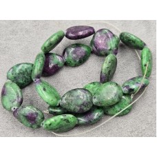 Кварц 13*18 мм (под цоизит) длина 38-39 см