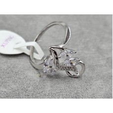 Кольцо Xuping 16 мм (16,17,18,19 размер) родий