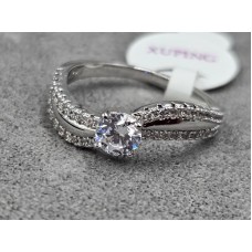 Каблучка Xuping 5 мм (18,19,20 розмір) родій