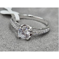 Каблучка Xuping 6 мм (16,17,18,19,20 розмір ) родій