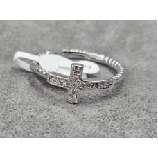 Каблучка Xuping 8*12 мм ( 16,17,18,19,20 розмір) родій