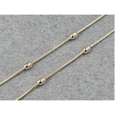 Цепь M&L Xuping 1+3 мм длина 45 см цвет золото 18к