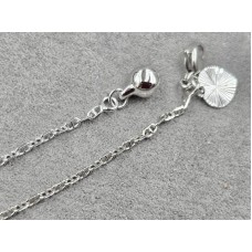 Браслет Xuping 2 мм довжина 26 см родій