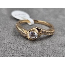 Каблучка Xuping 7 мм (16,17,18 розмір)  колір 18к